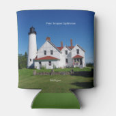 Point Iroquois Lighthouse kan koeler (Achterkant)