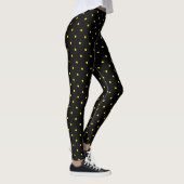 Point jaune sur leggings noirs (Droite)