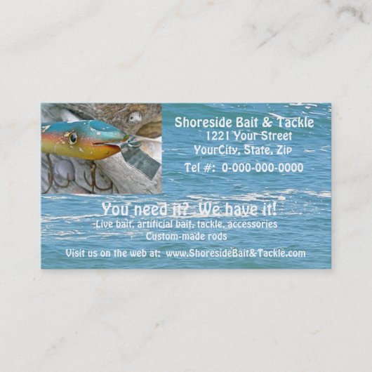 Point Jude Cape Codder Pêche Lure Carte de visite (Devant)