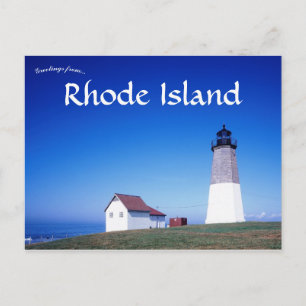Point Judith Light Rhode Island Verenigde Staten Briefkaart