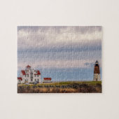 Point Judith Lighthouse op Rhode Island Legpuzzel (Horizontaal)