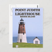 Point Judith Lighthouse, Rhode Island Briefkaart (Voorkant / Achterkant)