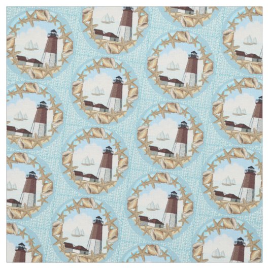 Point Judith Lighthouse Stof (Swatch)