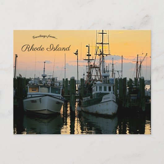 Point Judith Narragansett Bay Rhode Island Briefkaart (Voorkant)