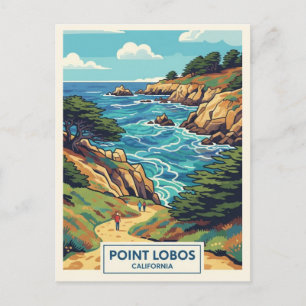 Point Lobos Californië Reis Briefkaart