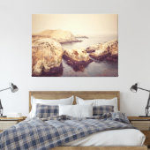 Point Lobos Coast Canvas Afdruk (Insitu (Slaapkamer))