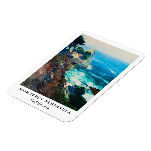 Point Lobos Monterey Peninsula California Seascape Magneet (Linkerzijde)