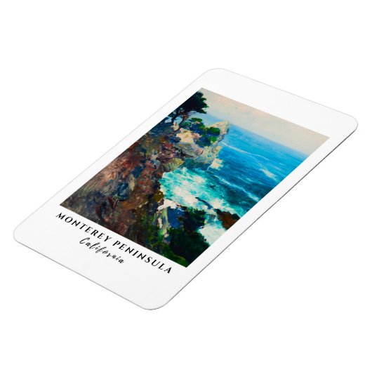 Point Lobos Monterey Peninsula California Seascape Magneet (Linkerzijde)