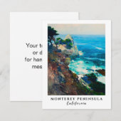 Point Lobos Monterey schiereiland Californië kust Notitiekaartje (Voorkant / Achterkant)