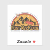 Point MacKenzie, Alaska Sticker (Vel)