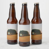 Point Mugu Beach - Pacific Coast Highway - Verenig Bier Etiket (Flessen)