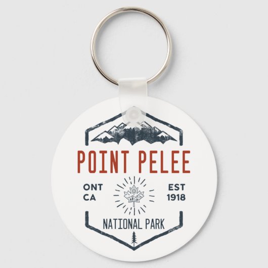 Point Pelee National Park Canada Distress Sleutelhanger (Voorkant)