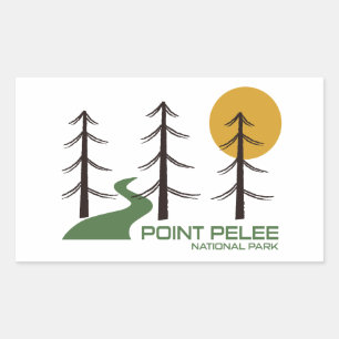 Point Pelee National Park Trail Rechthoekige Sticker