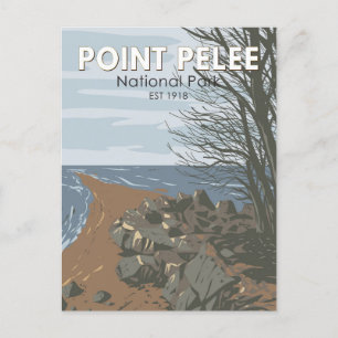 Point Pelee National Park Travel Art  Briefkaart