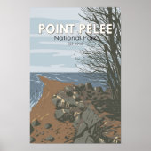 Point Pelee National Park Travel Art Poster (Voorkant)