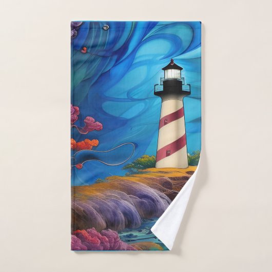 Point phare (Serviette à main)