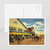 Point Pleasant Beach Boardwalk jaren 40 Briefkaart (Voorkant / Achterkant)
