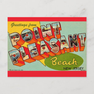 Point Pleasant Beach NJ Groetkaart Kaart