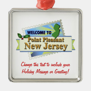 Point Pleasant NJ Metalen Ornament