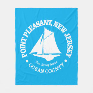Point Pleasant NJ (sloep) Fleece Deken