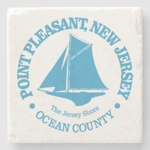 Point Pleasant NJ (sloep) Stenen Onderzetter