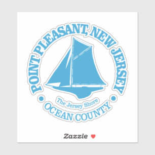 Point Pleasant NJ (sloep) Sticker