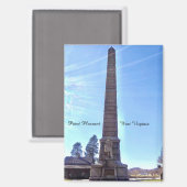Point Pleasant Virginie-Occidentale Magnet  (Recto/Verso)