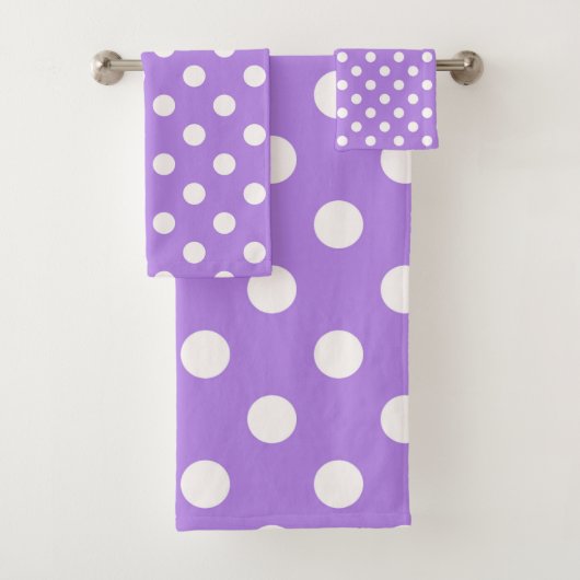 Point Pois pourpre et blanc (En situation)