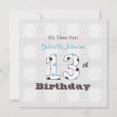 Point Polka : 13e anniversaire Invitations (Dos)