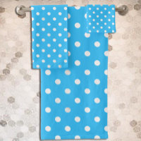 Point Polka bleu