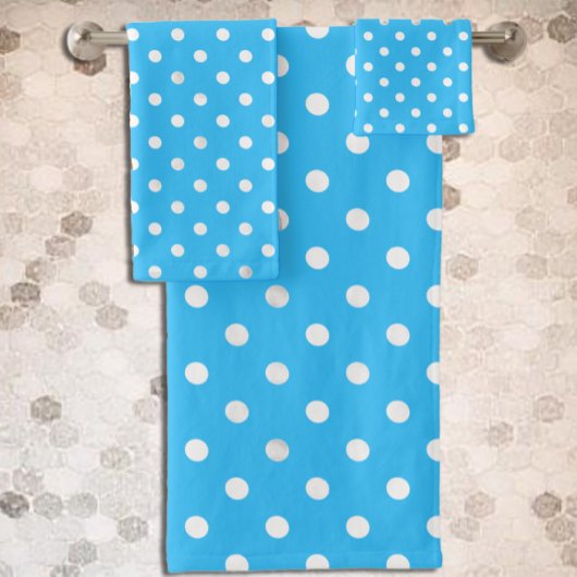 Point Polka bleu
