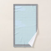 Point Polka bleu bébé (Serviette à main)