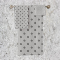 Point Polka gris