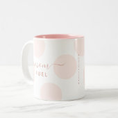 Point Polka | Mug personnalisé simple pour maman (Devant gauche)