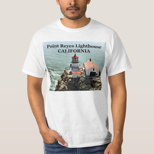 Point Reyes Lighthouse, California T-Shirt (Voorkant)