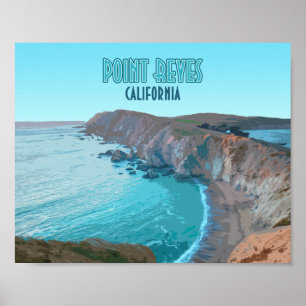 Point Reyes National Seashore California  Poster