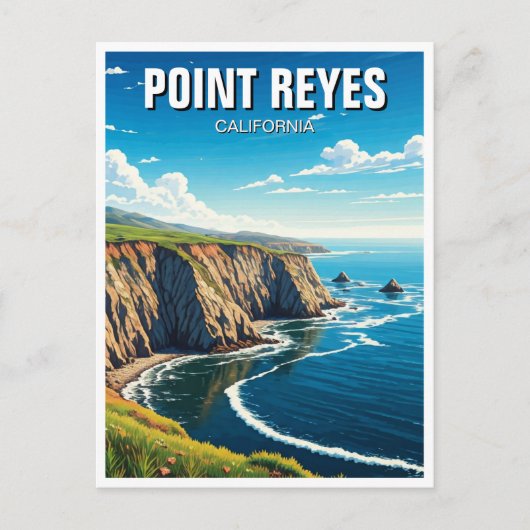 Point Reyes National Seashore Reizen Briefkaart (Voorkant)