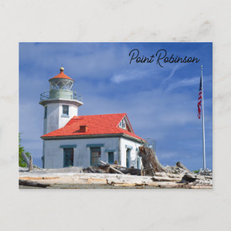 Point Robinson Lighthouse Vashon Island Washington Briefkaart