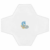 Point, Sherpa Blue, Design de sable doré (Plat)