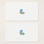 Point, Sherpa Blue, Design de sable doré (Devant & derrière)