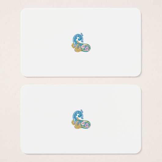 Point, Sherpa Blue, Design de sable doré (Devant & derrière)