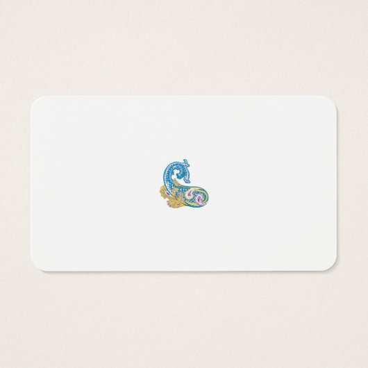 Point, Sherpa Blue, Design de sable doré (Dos)