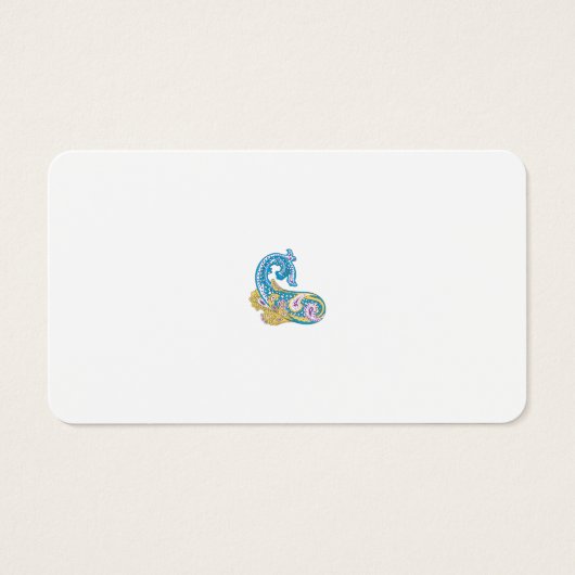 Point, Sherpa Blue, Design de sable doré (Devant)