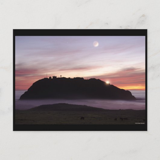 Point Sur Moon Briefkaart (Voorkant)