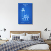 Point Wilson Lighthouse - Washington – AD Canvas Afdruk (Insitu (Slaapkamer))