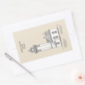 Point Wilson Lighthouse - Washington - SBD Rechthoekige Sticker (Envelop)