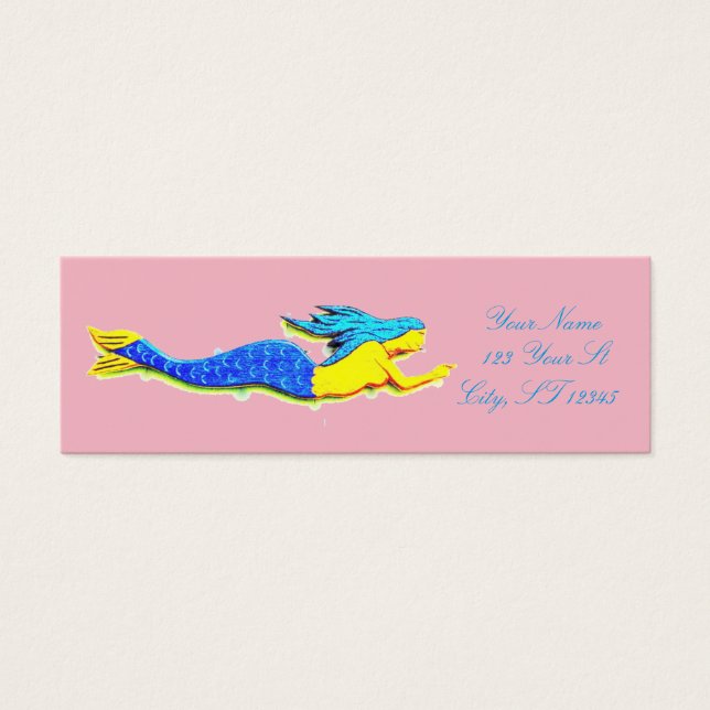 pointage de la sirène bleue (Devant)