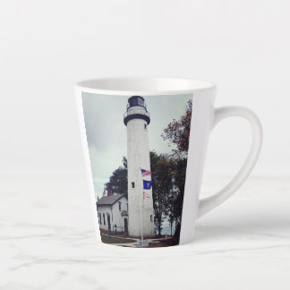 Pointe Aux Barques Lighthouse op een mok koffie