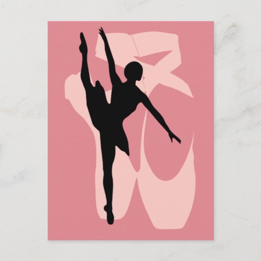Pointe Ballet Briefkaart (Voorkant)