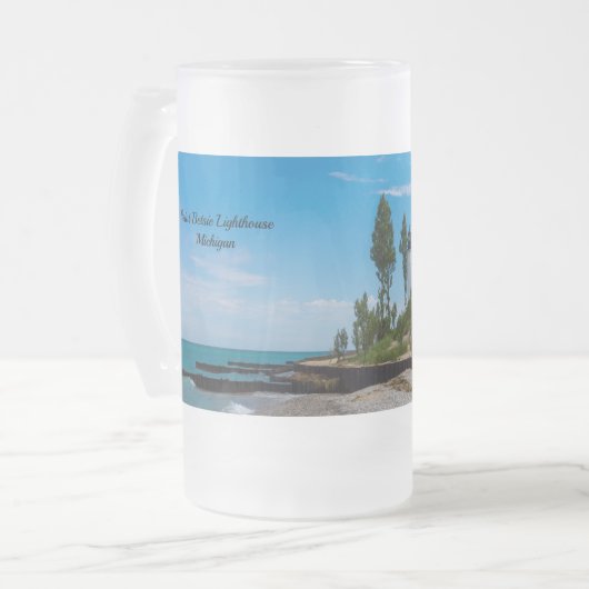Pointe Betsie Light Frosted Mug (Devant gauche)
